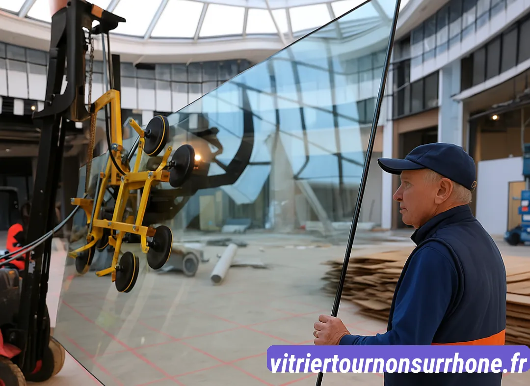 Remplacement de vitrine magasin Tournon-sur-Rhône